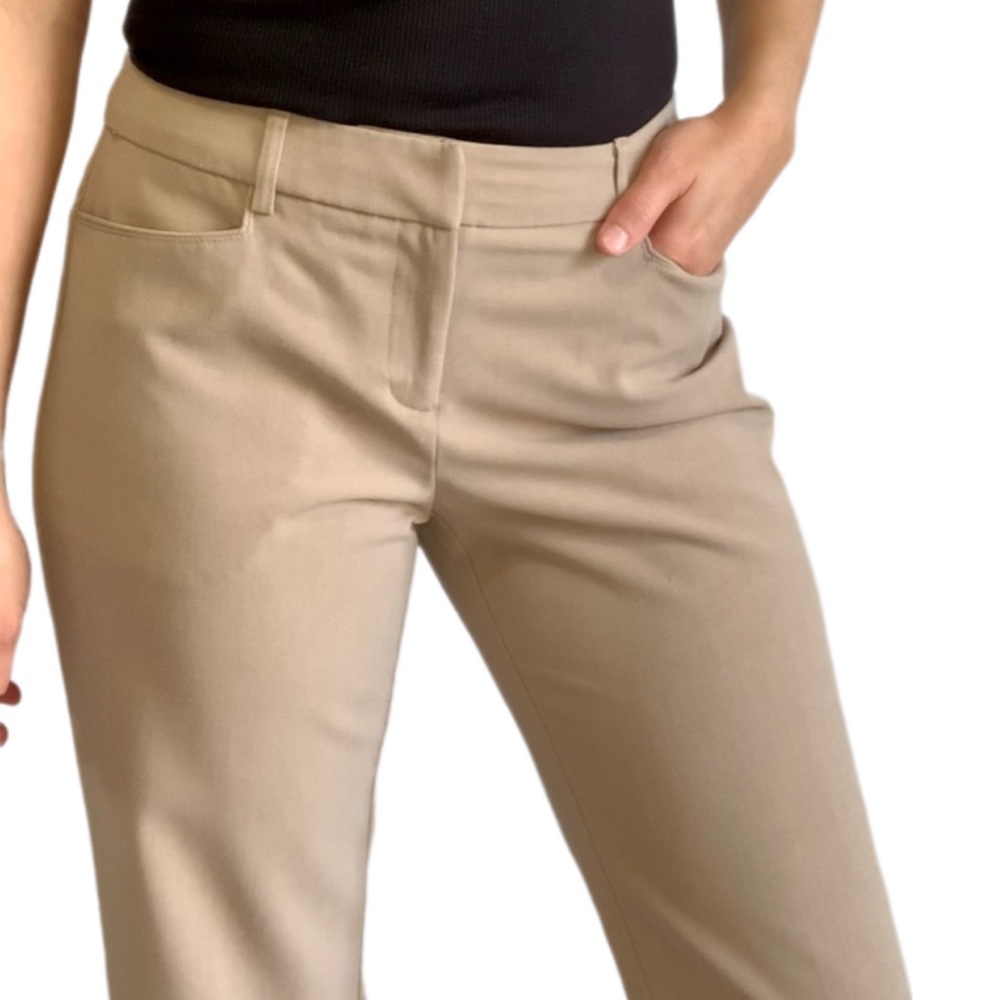 New York & Company khaki, wide leg dress pants - Picture 2 of 6